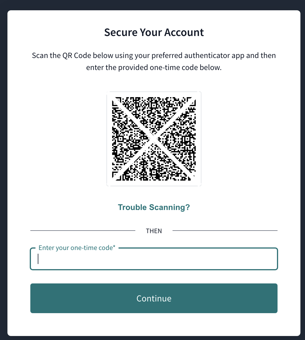 Example of the user generated QR code. Example of the user generated QR code.